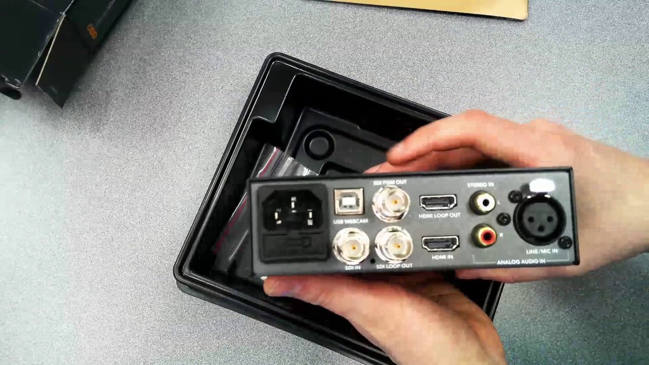 Blackmagic Web Presenter - This frame grabber is amazing! - YouTube