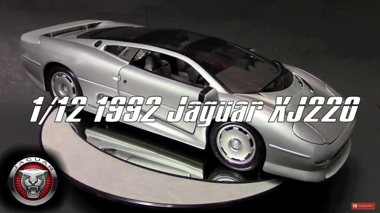 1/12 1992 Jaguar Xj220 Supercar by Maisto, Review - YouTube
