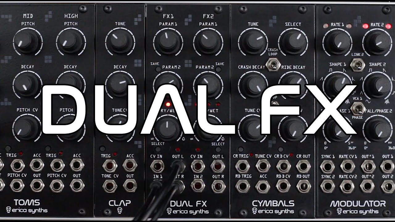 Erica Synths Dual FX Eurorack Module - Perfect Circuit