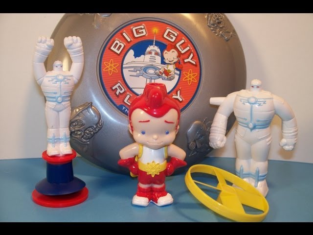 2000 HARDEE'S BIG GUY RUSTY and THE BOY ROBOT COOL FULL COLLECTION