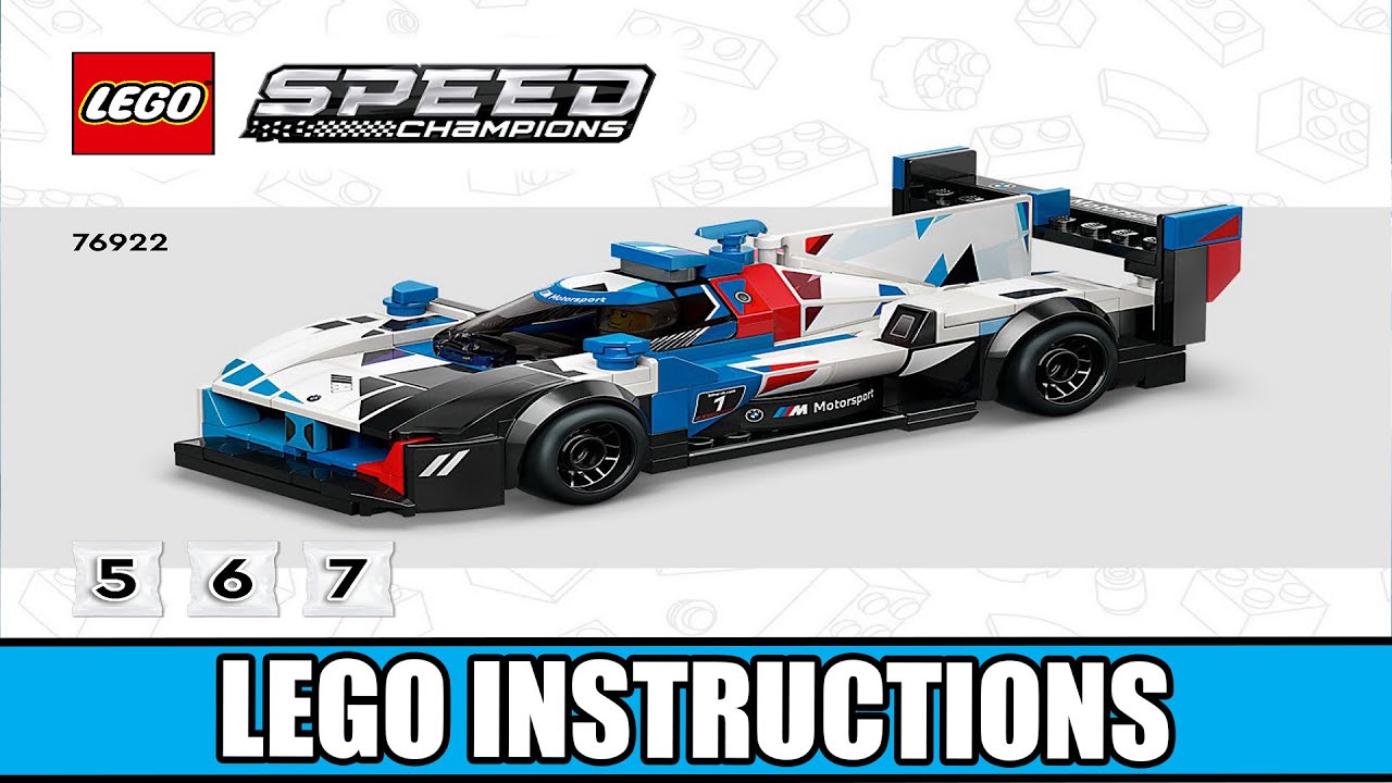 LEGO Instructions - Speed Champions - BMW - 76922 - BMW M4 GT3
