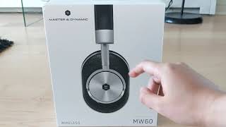 Master & Dynamic MW60 wireless headphones unboxing - YouTube