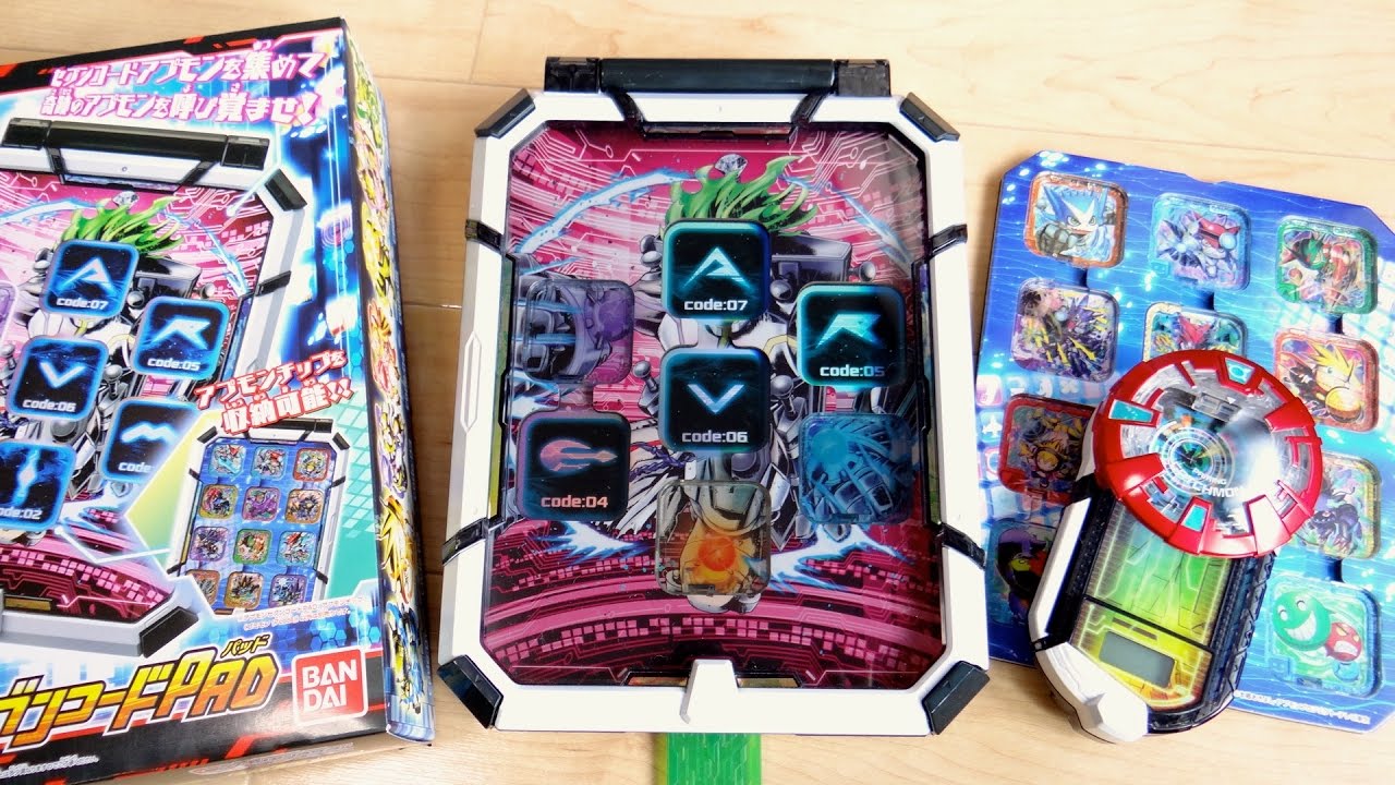 DX Appmon Seven Code Pad/PAD & Limited Edition Gomimon Review