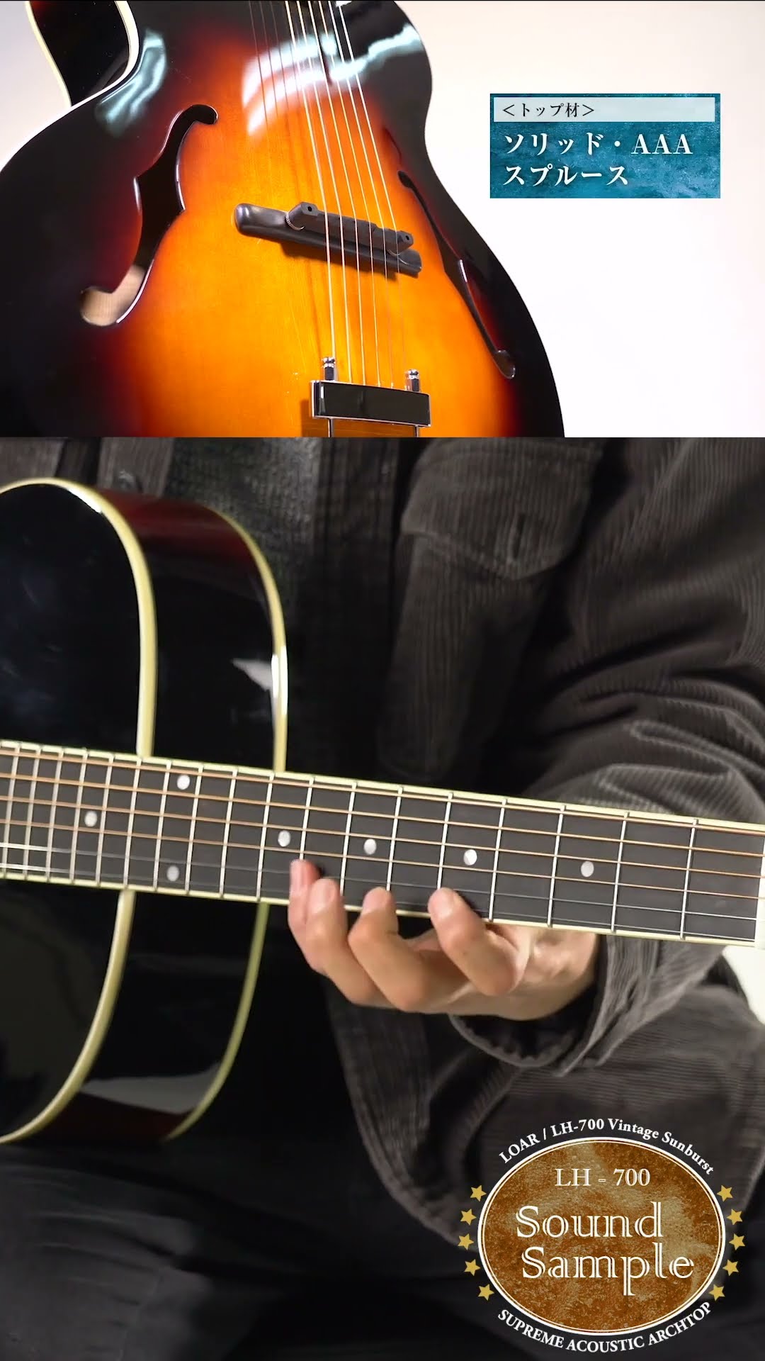 LOAR / LH-700 ピックギター 演奏してみた - YouTube