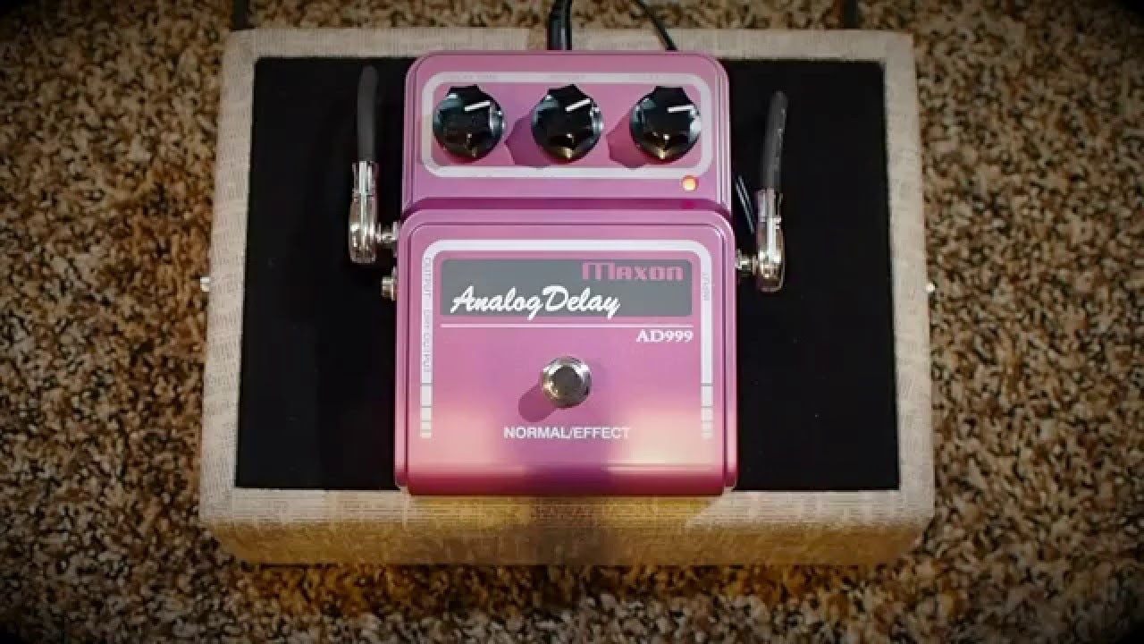 Maxon AD999 Analog Delay - YouTube