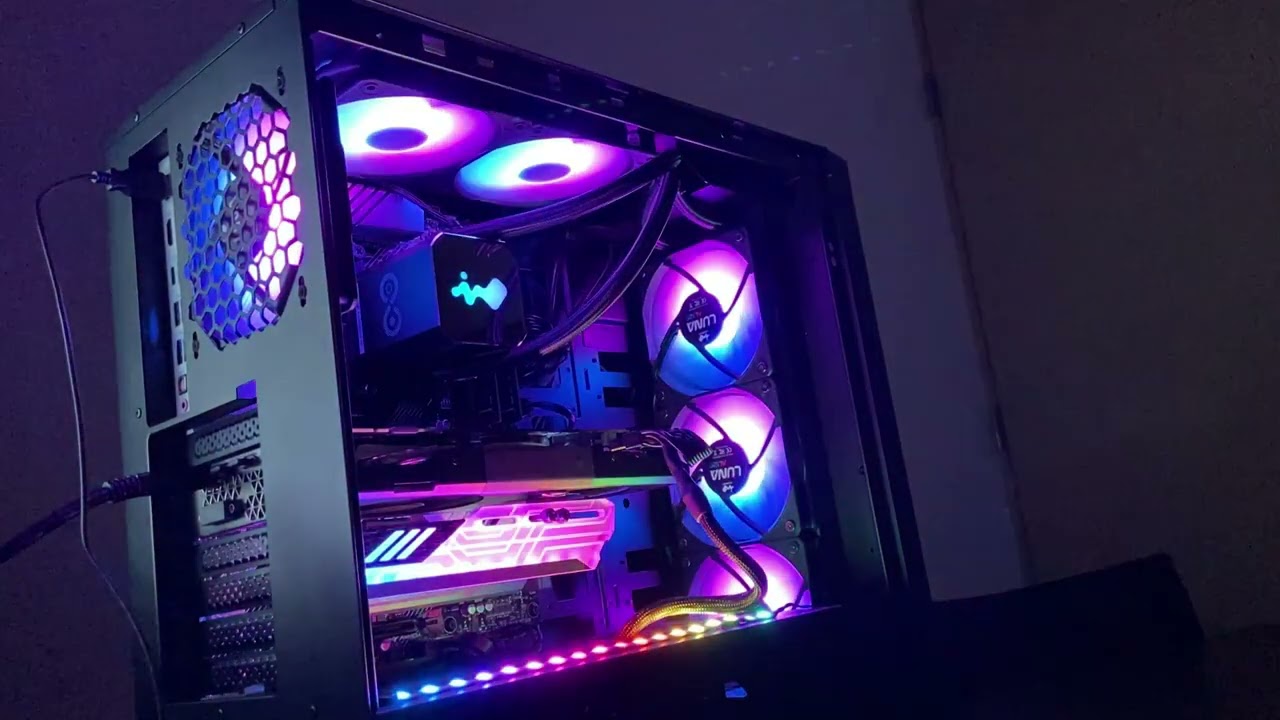 LEVEL∞ RGB Buildの光り方や色の変更、設定方法を紹介（MSI Mystic