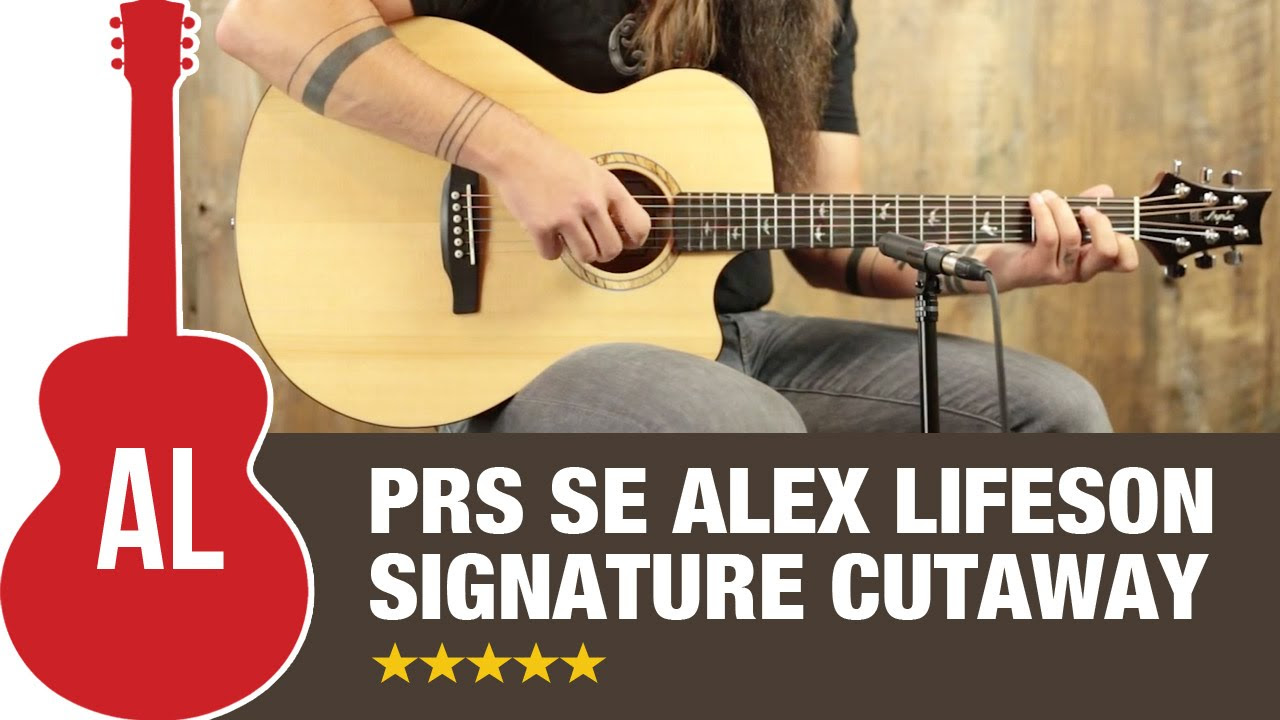 PRS SE Alex Lifeson Signature Cutaway - YouTube