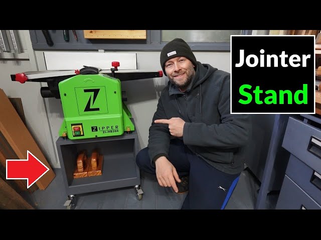 Making a Mobile Stand for the Planer Thicknesser (Model: Zipper ZI