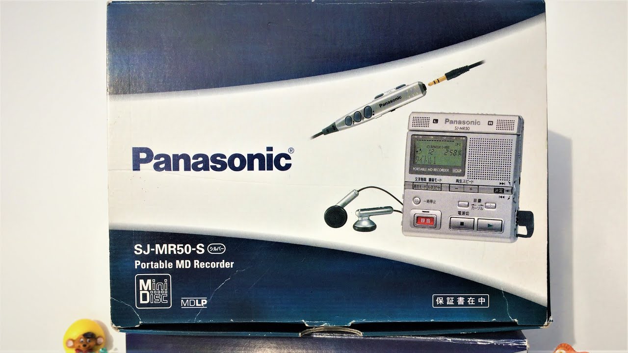 Panasonic Minidisc: SJ-MR50 MD Recorder | Mini Disc Player MDLP