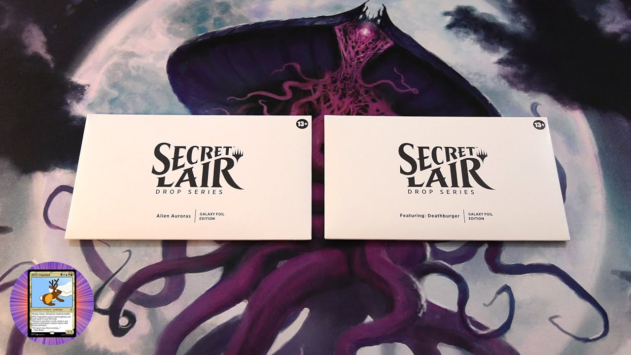 MTG Secret Lair Chaos Vault Galaxy Foils - Alien Auroras
