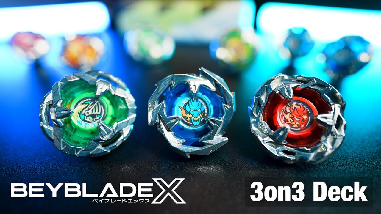 オススメ改造】最強デッキ⁉︎ ベイブレードX 大会用ガチ3on3デッキを