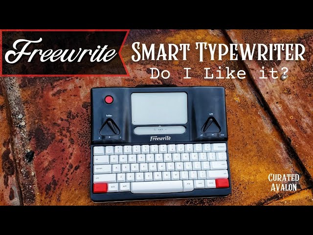 Freewrite Smart Typewriter Thoughts (Do I Like it?) - YouTube
