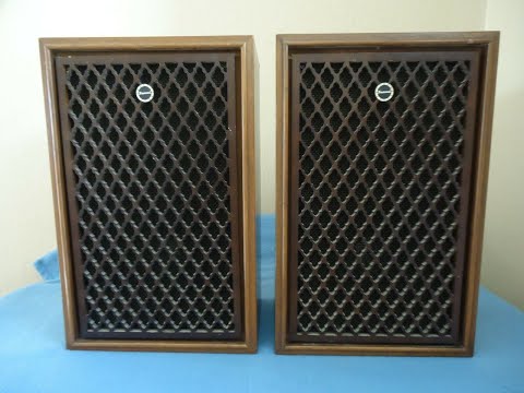 Sansui SP-30 Two Way Speakers - YouTube