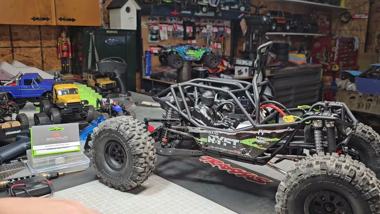 Axial Ryft RBX10 modifications including power system and 2 speed