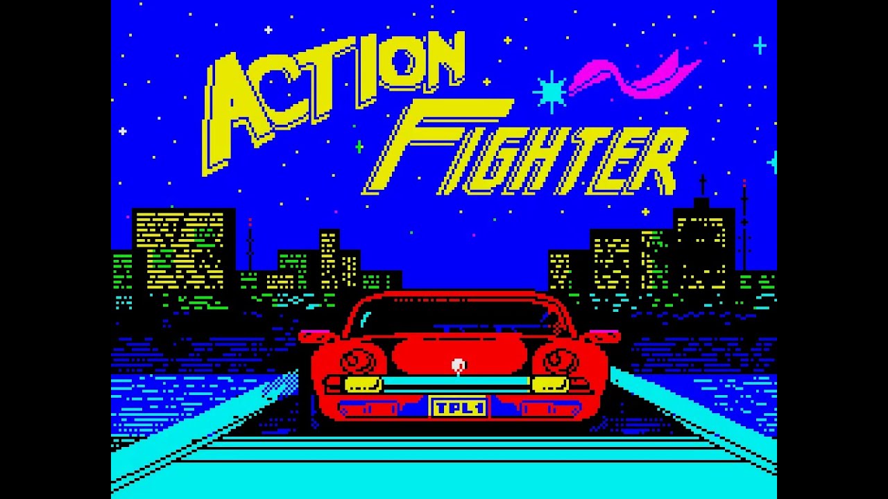 ZX Spectrum Longplay [244] Action Fighter (EU) - YouTube