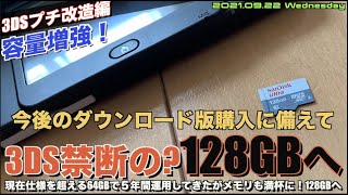 3DS】3DSのSDカードの容量が足りない！増やしたい 『禁断の128GBへ