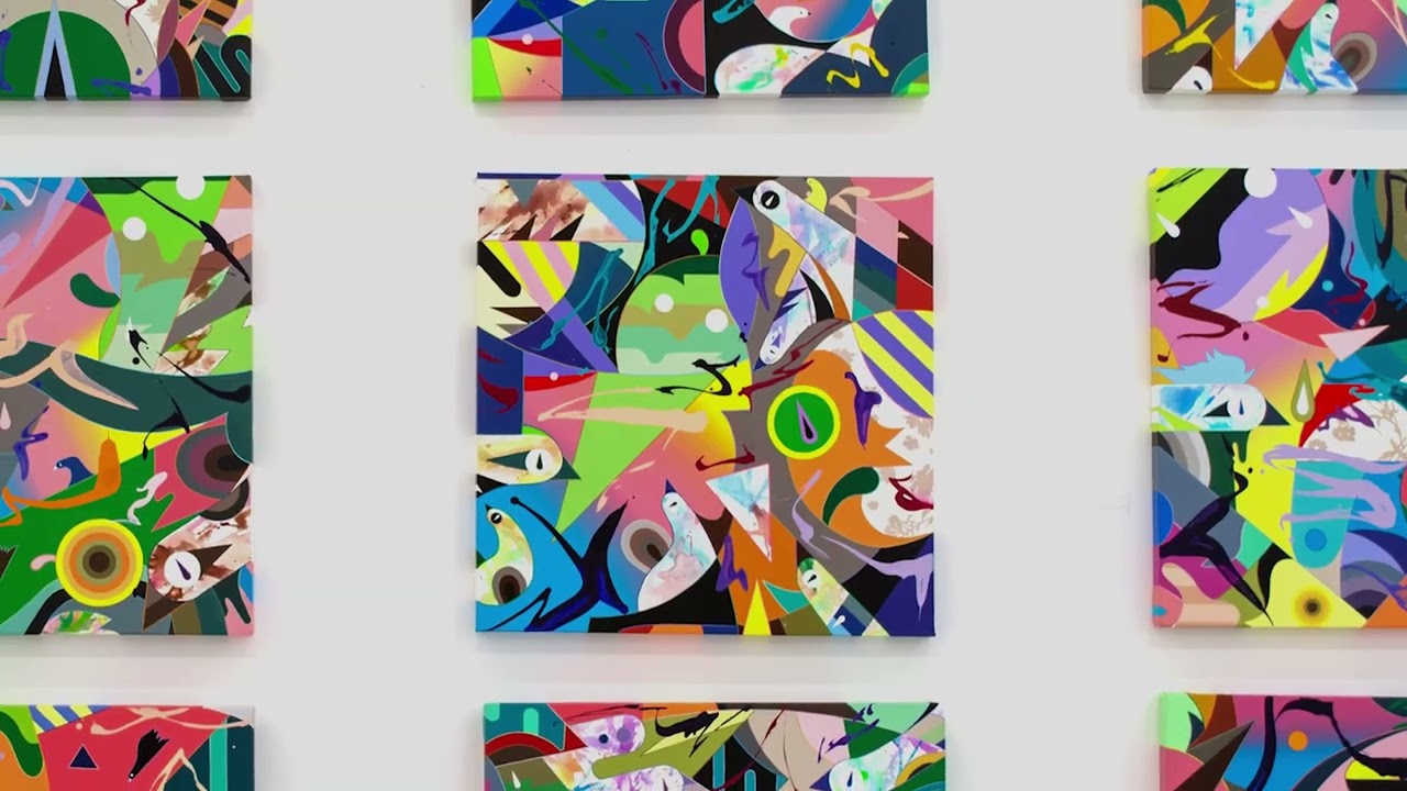 松哲也 時空 蝶の変化を描いたアート作品 送料込み0321