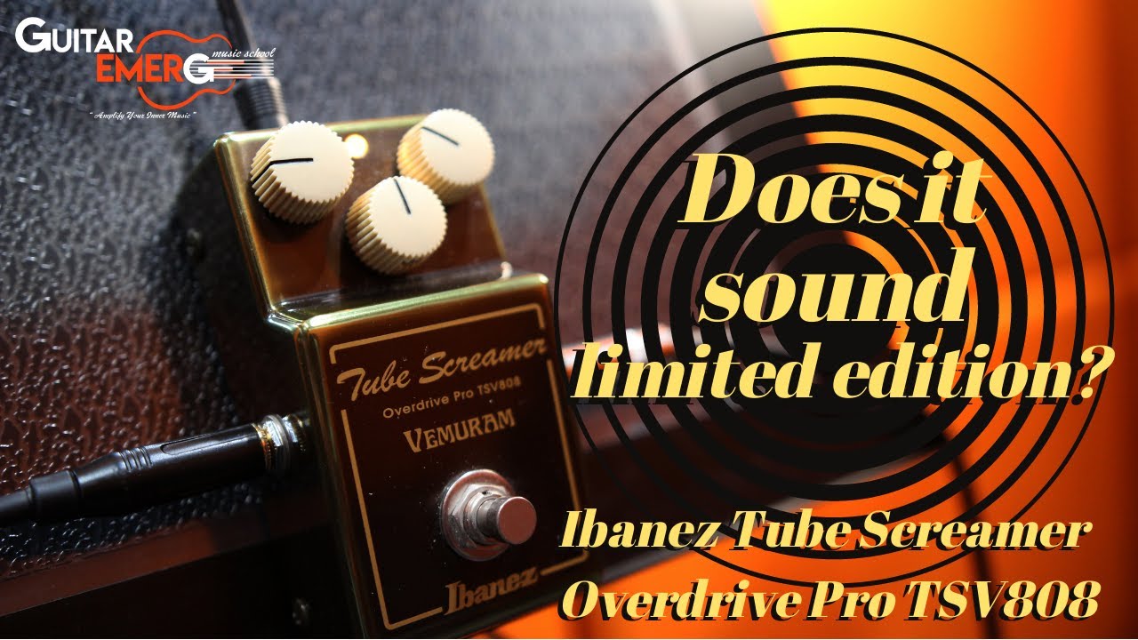 Ibanez Vemuram - Tube Screamer Overdrive Pro TSV808 - YouTube