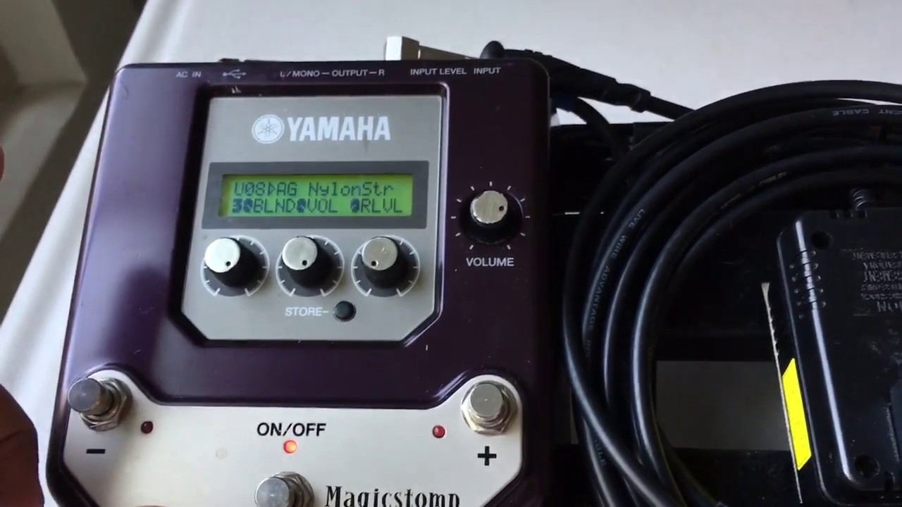 Yamaha Magicstomp Guitar Effects Processor Review for Acoustic