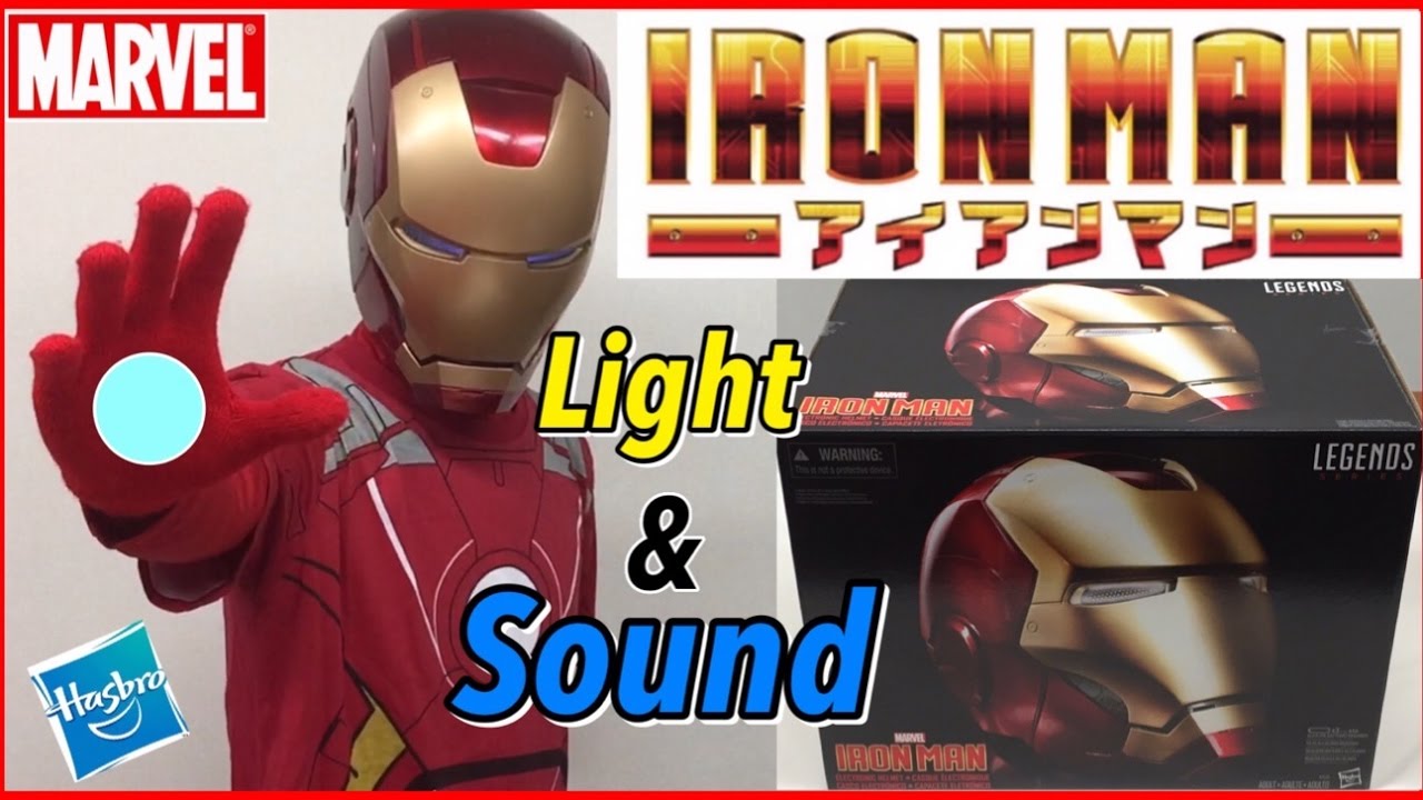 marvel legends series iron man helmet review hasbro Avengers