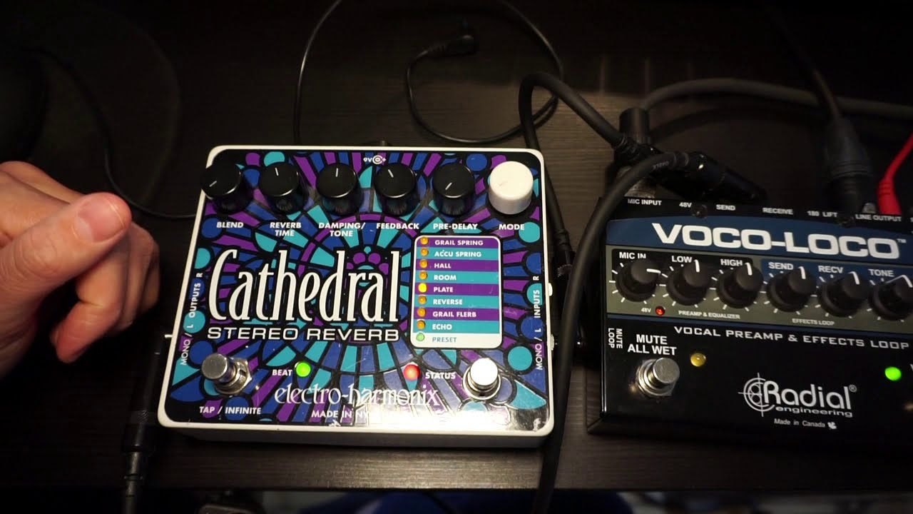Jessica Sligter Tutorial - Cathedral Stereo Reverb Pedal Electro