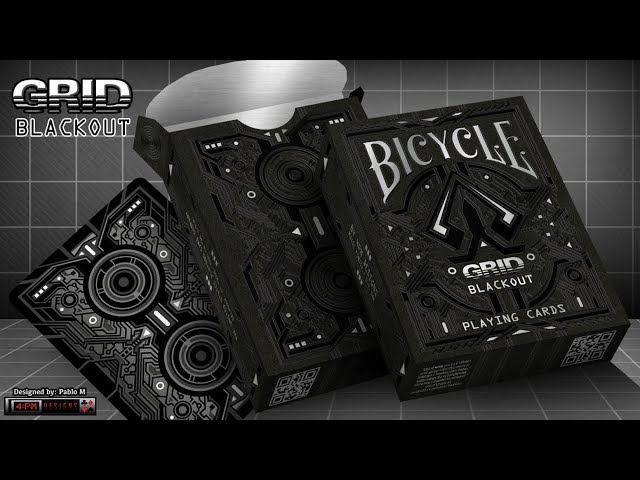 Bicycle Grid Blackout Deck Review - YouTube