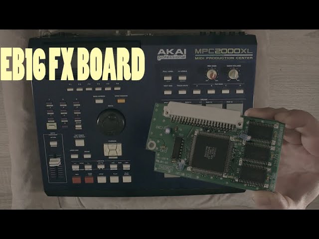 Installing EB16 Effects board on the Akai Mpc 2000XL - YouTube