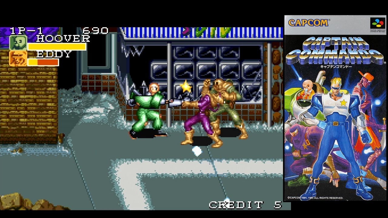 激レアSFC『キャプテンコマンドー』クリア-320本目【CAPTAIN COMMANDO