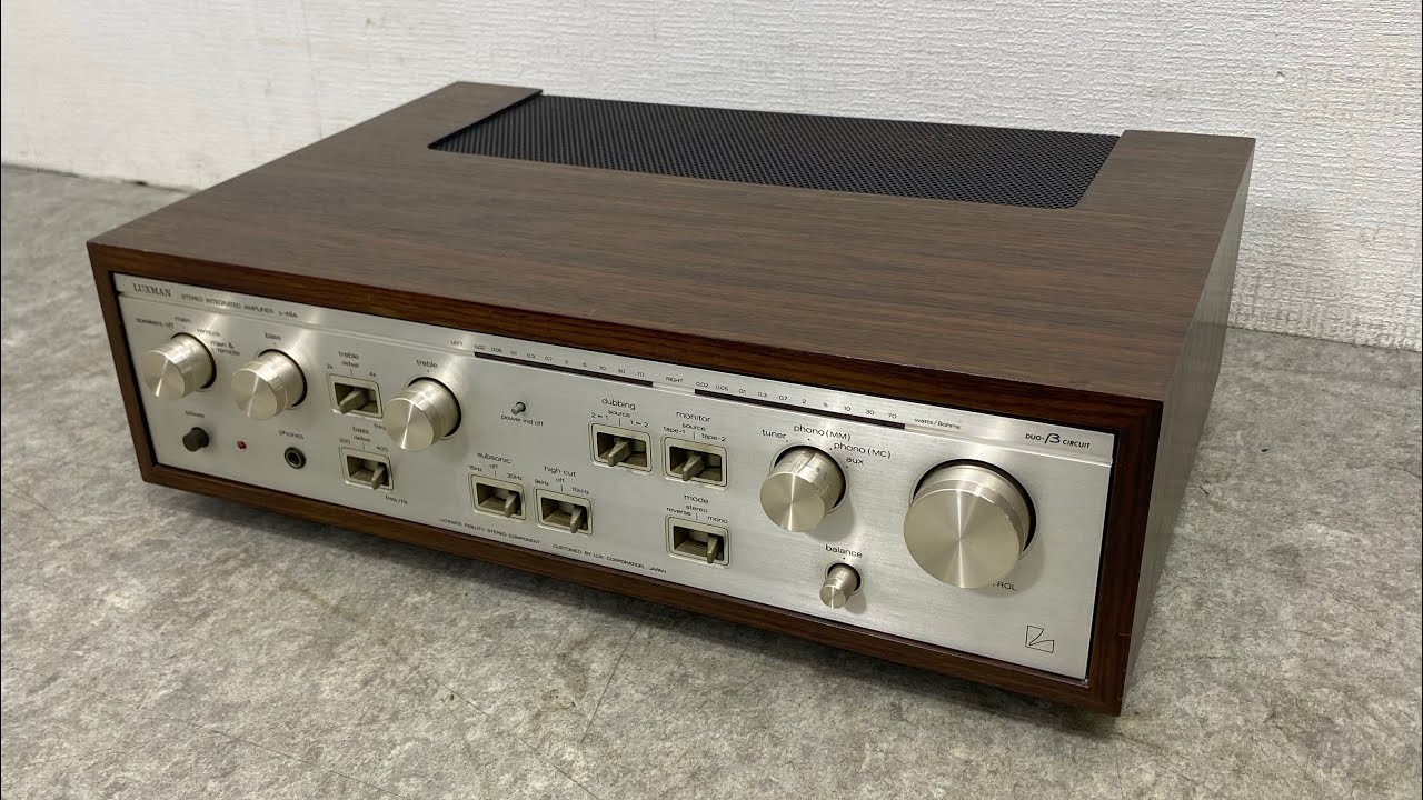 ☆ LUXMAN プリメインアンプ L-48 STEREO INTEGRATED AMPLIFIER アンプ