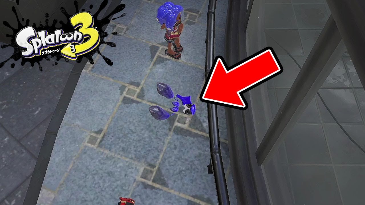 バンカラ街の地面は簡単にすり抜けられます【スプラトゥーン3】 - YouTube