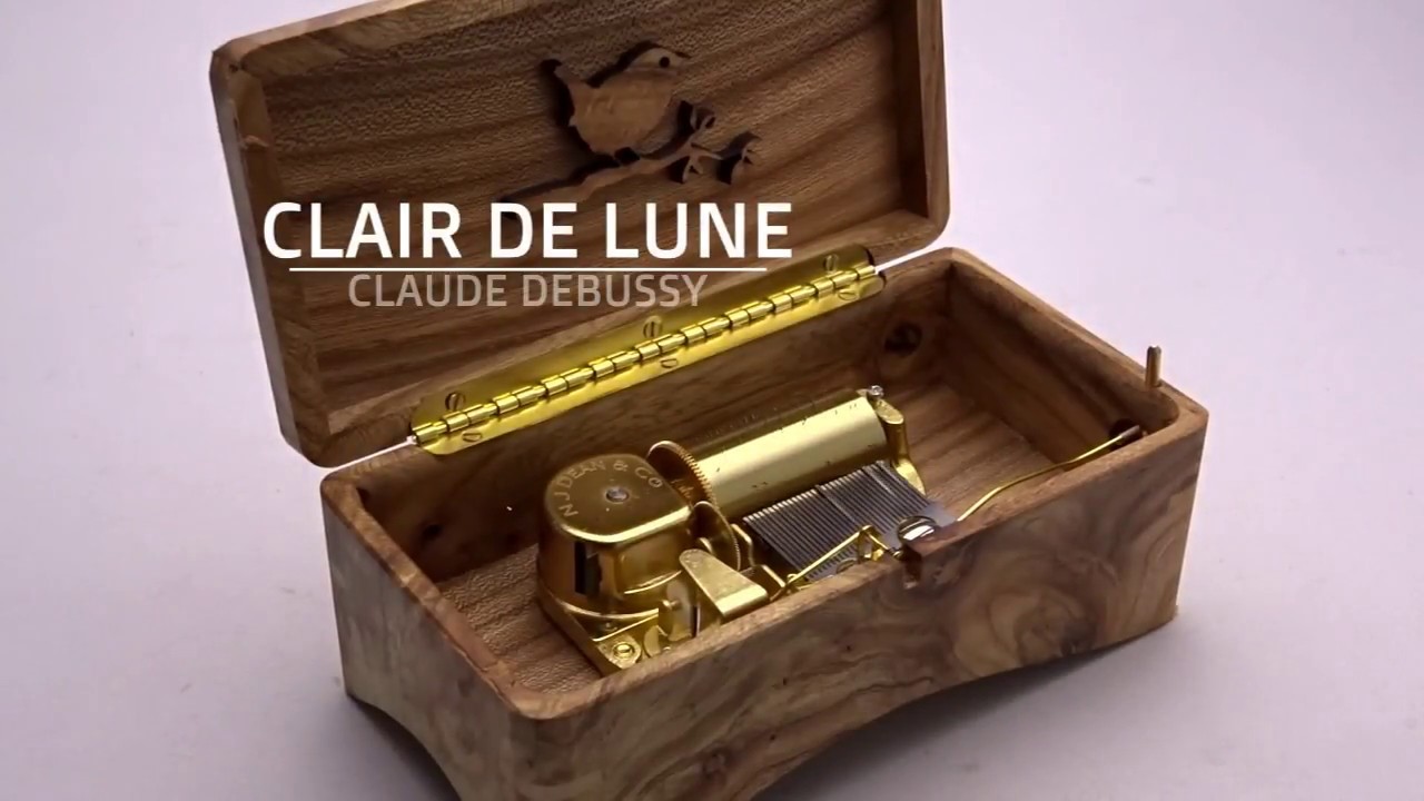 Music Box Clair de Lune, Debussy. 30 note movement - YouTube