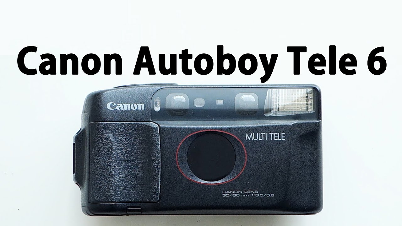 how to use canon autoboy tele 6, sure shot prima tele. レビュー