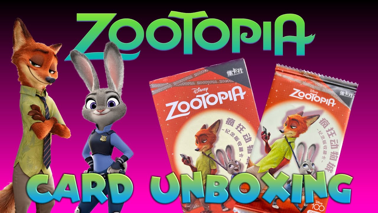 Disney Zootopia Trading Card Unboxing & Review- Cards by Cards.Fun
