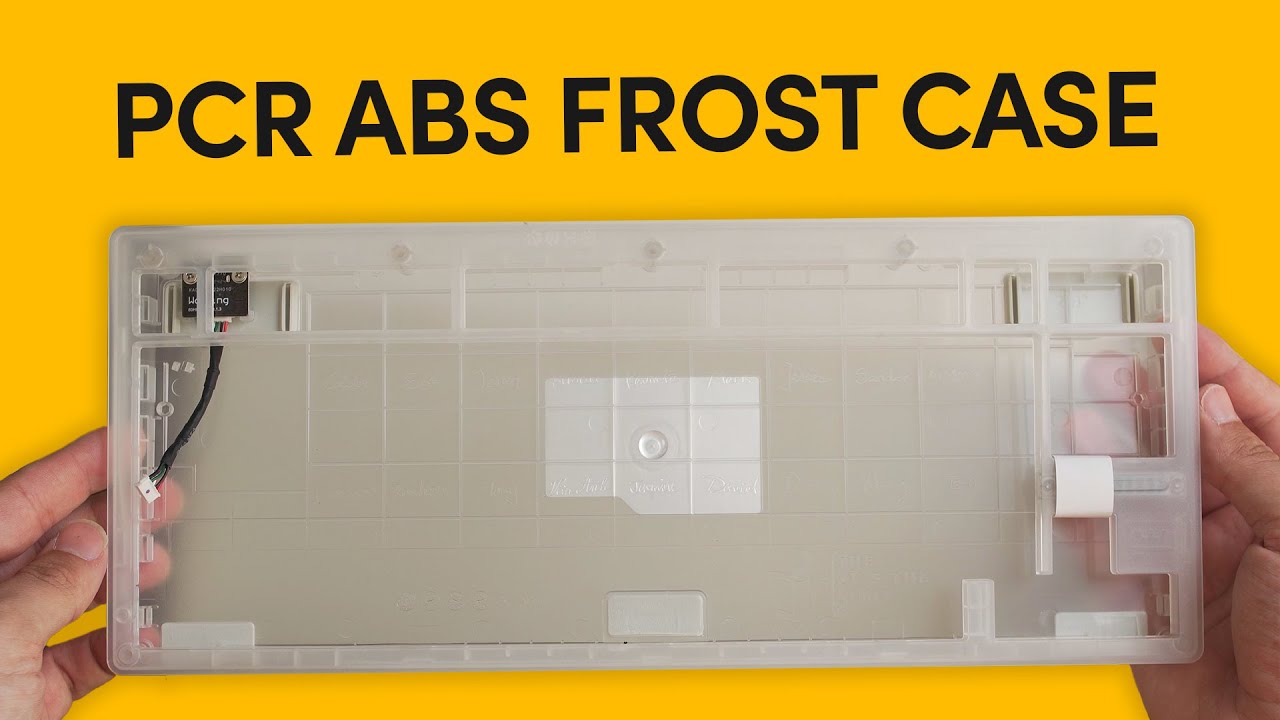 Unboxing: Wooting 80HE Frost Case (PCR ABS) - YouTube