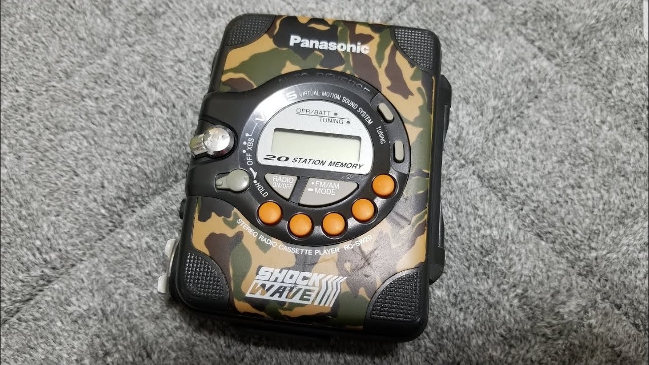 ジャンクのカセットプレーヤーSHOCK WAVE(RQ-SW20)を修理する。その1