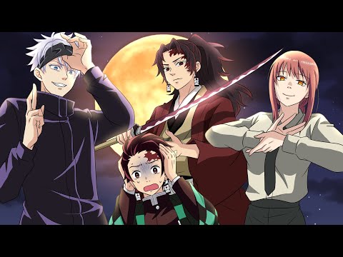 鬼滅の刃×チェンソーマン×呪術廻戦】もしもジャンプ最強3大キャラが鬼