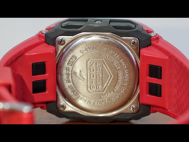 Casio 3078 module - Dual Illuminator G-8100 watch functions demo