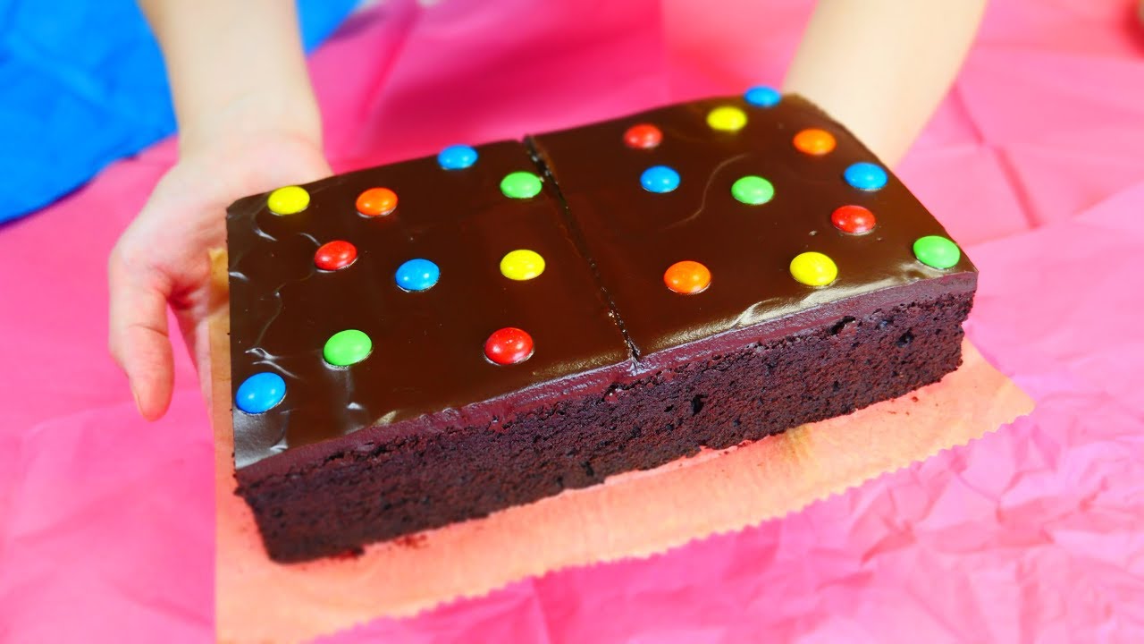 Homemade Giant Cosmic Brownie ( It looks like ) でっかいコズミック