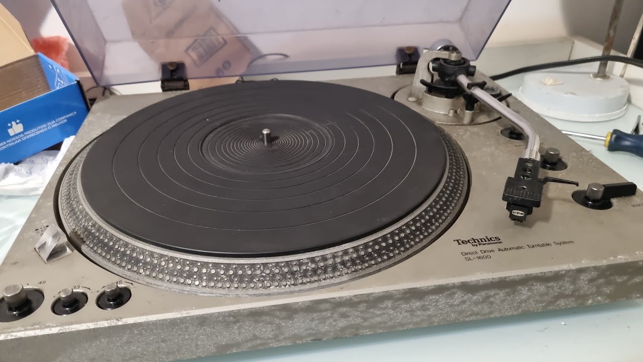 Technics SL-1600 Turntable Maintenance - YouTube