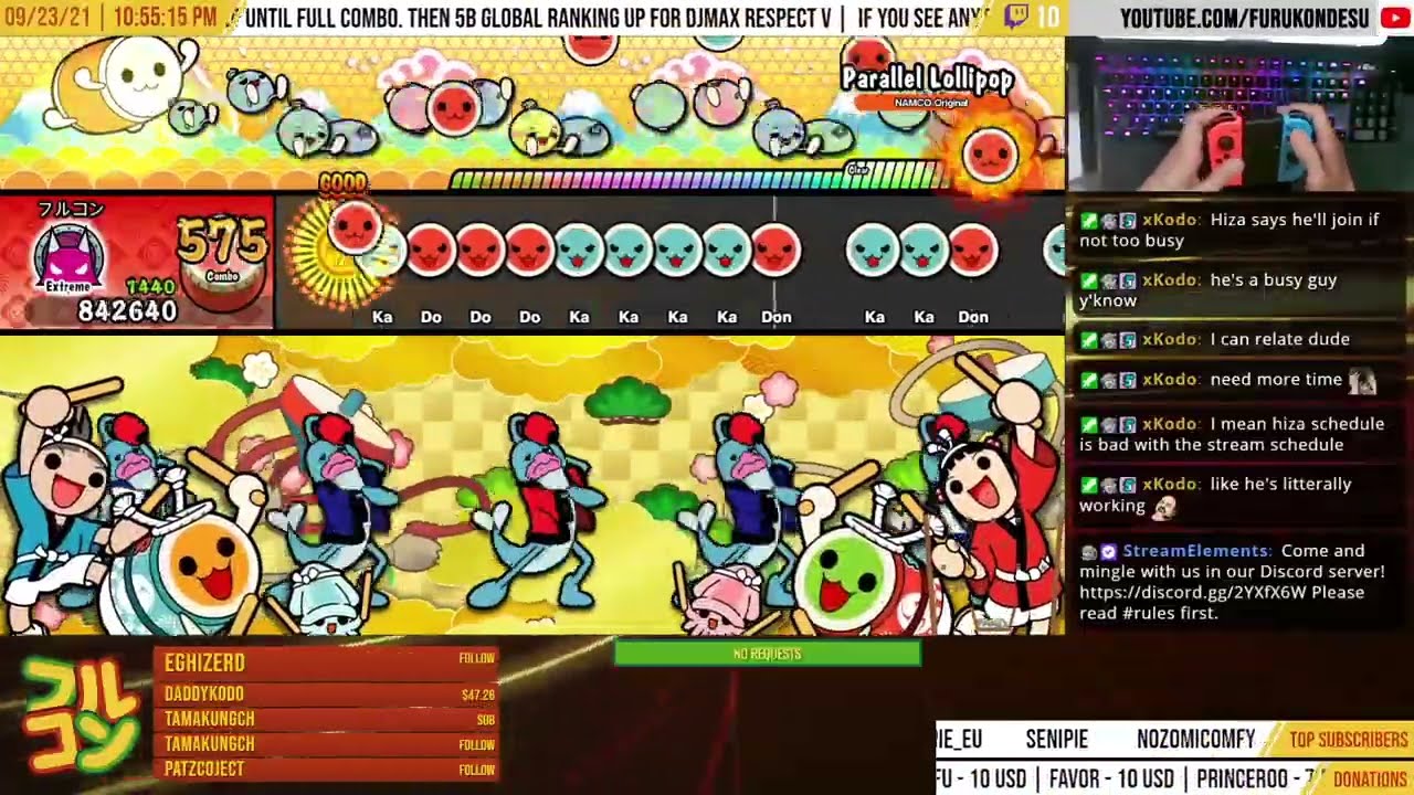 Twitch/Taiko no Tatsujin: The Drum Master!】Parallel Lollipop