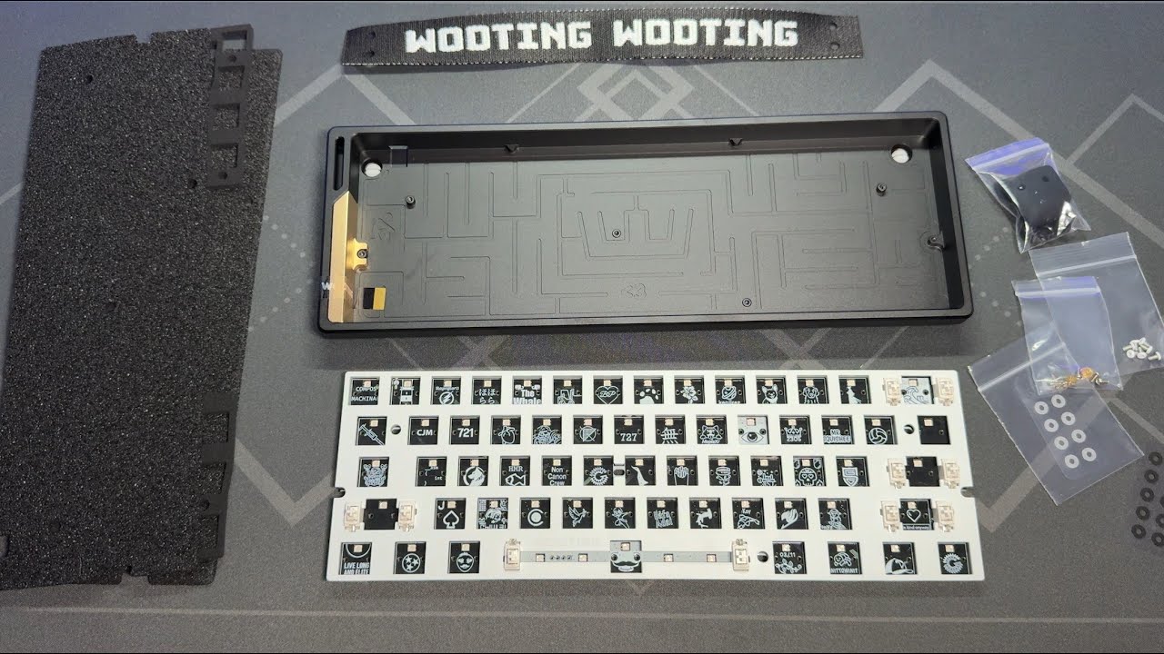 Wooting 60HE+ & Alumaze60 Build / Assembly Video (How to) - YouTube