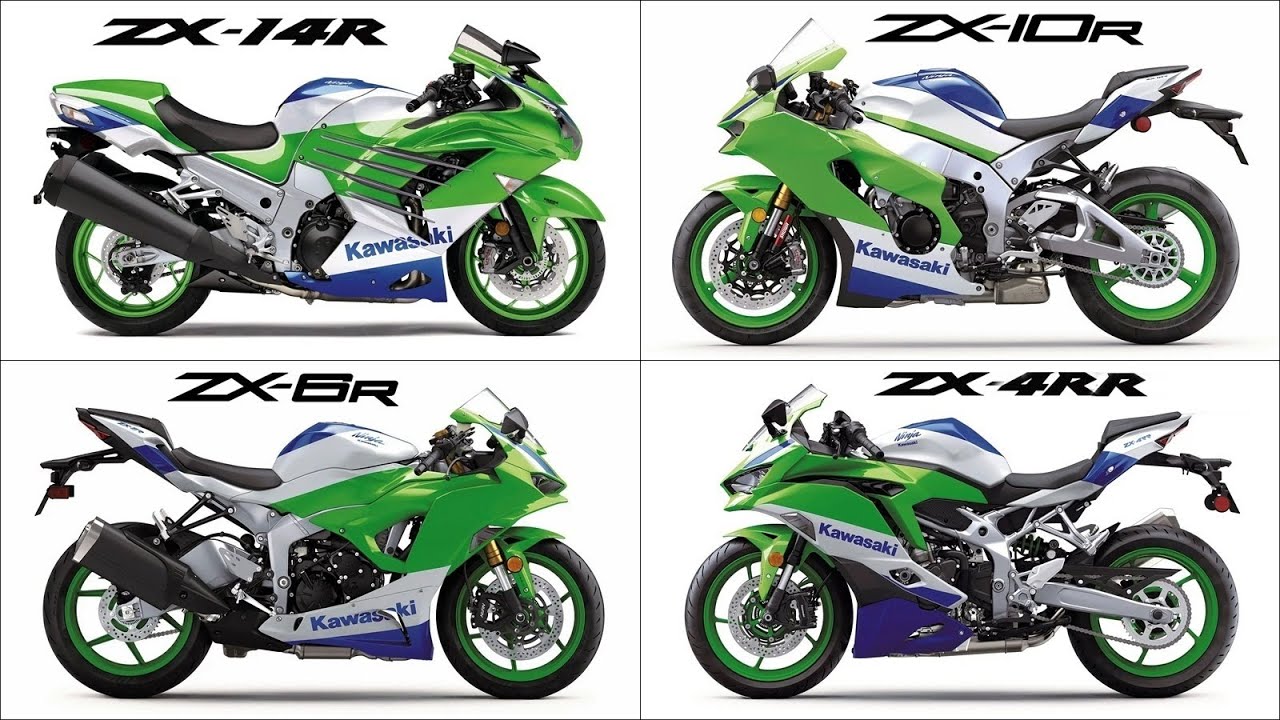 2024 Kawasaki Ninja 40th Anniversary Edition ZX-14R ZX-10R ZX-6R