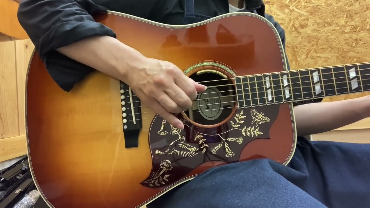 2019年製Gibson Hummingbird Deluxe - YouTube