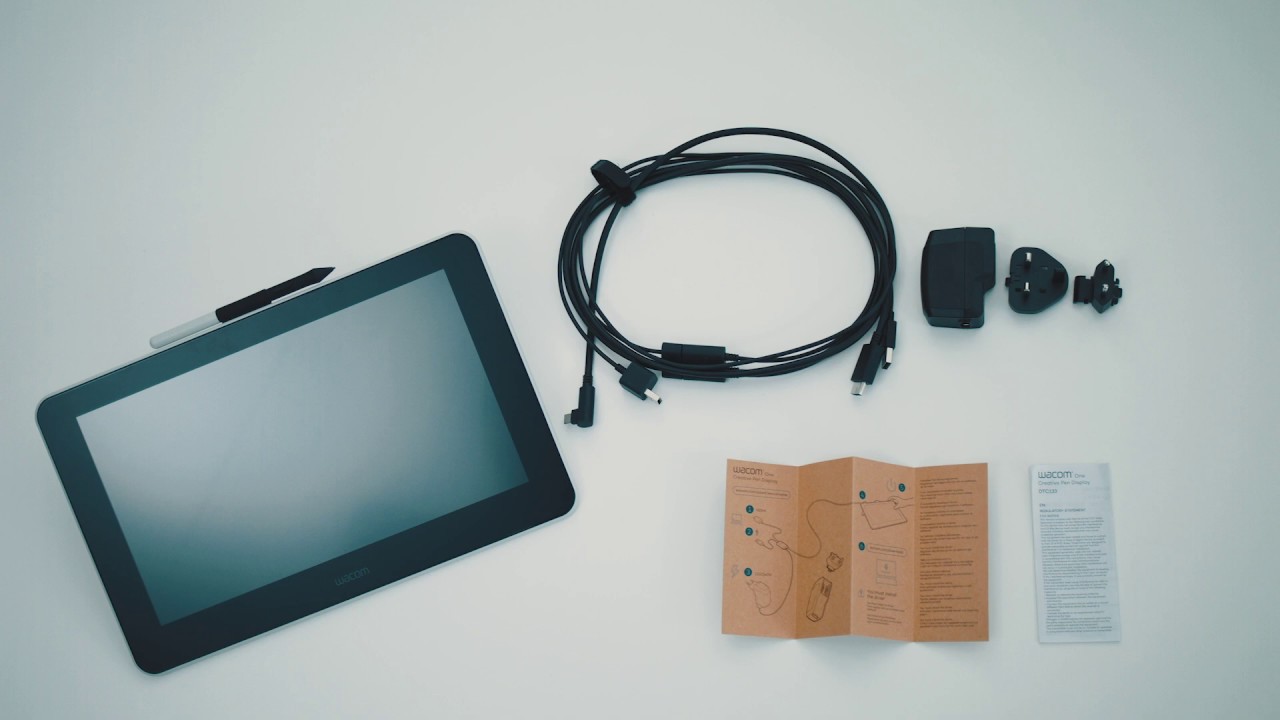 ワコム | Wacom One 液晶ペンタブレット のPCとの接続方法 - YouTube