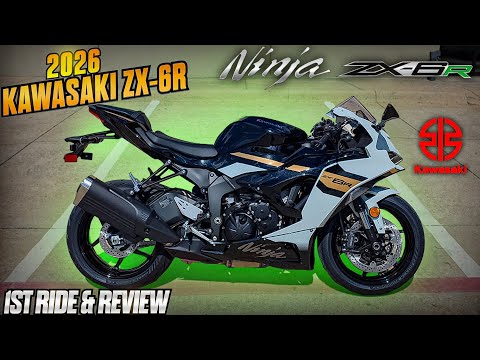 2026 Kawasaki ZX-6R 1st Ride & Review | Kawasaki's 600cc Dominator