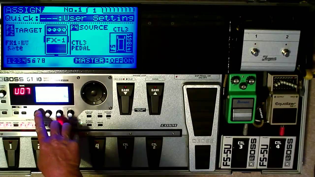 Boss GT-10 Tutorial - 