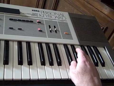 KORG SAS SYNTH 1983 COOL! - YouTube