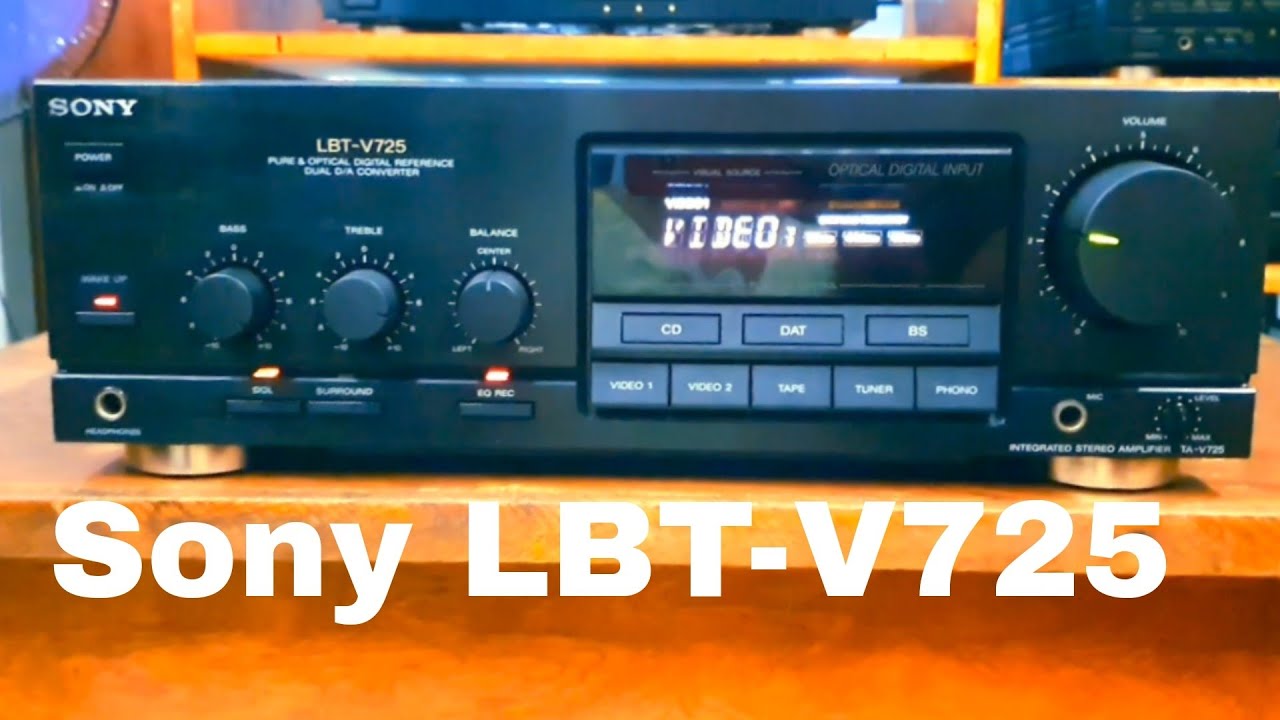 Sony LBT-V725 Integrated Amplifier Sound Test - YouTube