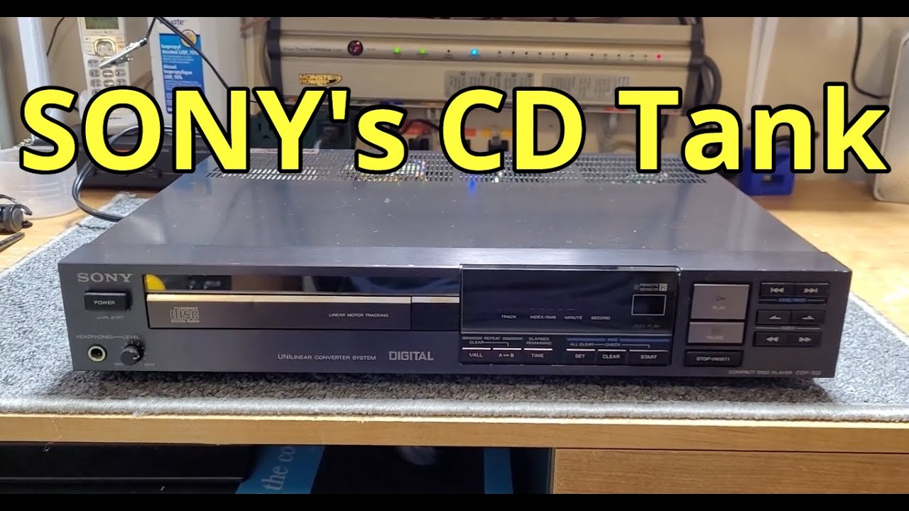 Sony CDP-302: Lazy Loading and General Service - YouTube