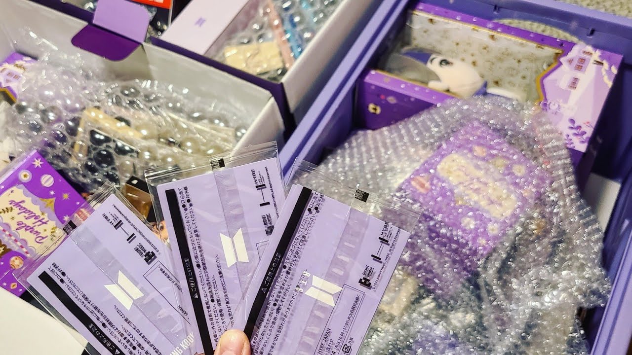 UNBOXING] BTS FORTUNE BOX (All 3 Versions: B, T, S) - YouTube